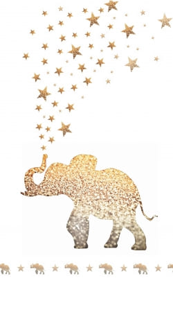 cover Gatsby Gold Glitter Elephant