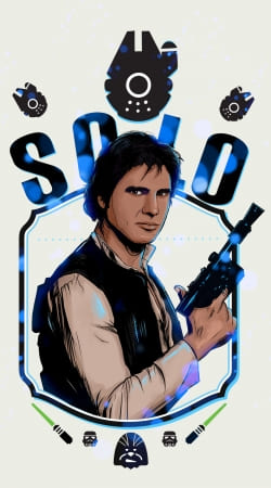 cover Han Solo from Star Wars 