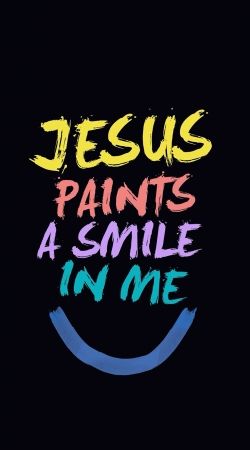 cover Jesus paints a smile in me Bible