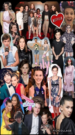 cover Millie Bobby Brown collage