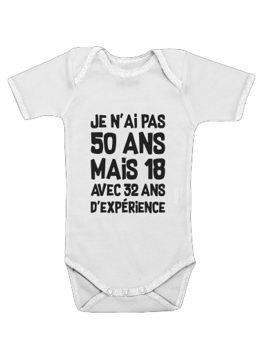  50 ans Cadeau anniversaire for Baby short sleeve onesies