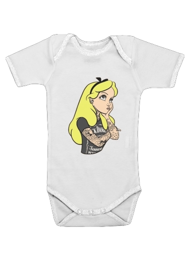  Alice Jack Daniels Tatoo for Baby short sleeve onesies
