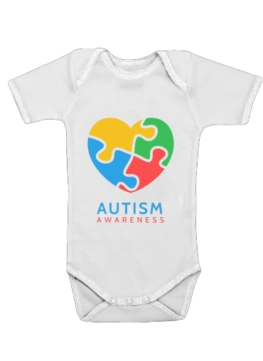  Autisme Awareness for Baby short sleeve onesies