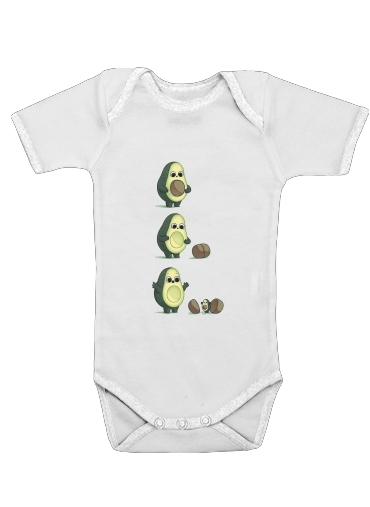  Avocado Born for Baby short sleeve onesies