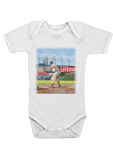  Baseball Painting for Baby short sleeve onesies