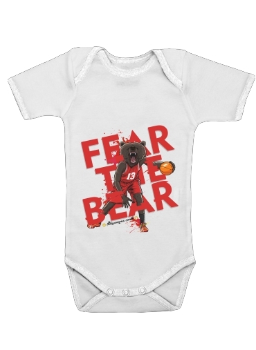  Beasts Collection: Fear the Bear for Baby short sleeve onesies