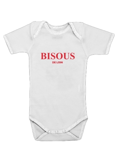  Bisous de loin for Baby short sleeve onesies