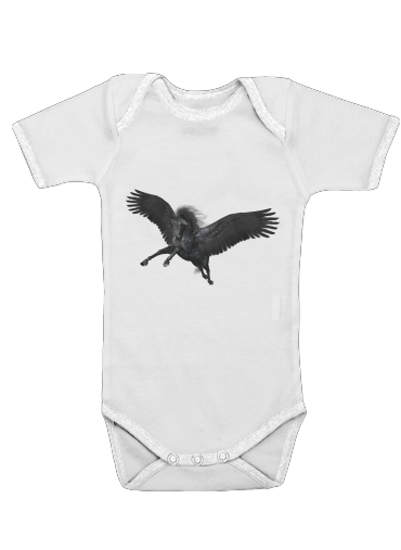  Black Pegasus for Baby short sleeve onesies