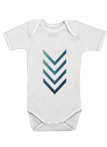  Blue Arrow  for Baby short sleeve onesies
