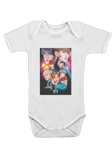  BTS DNA FanArt for Baby short sleeve onesies