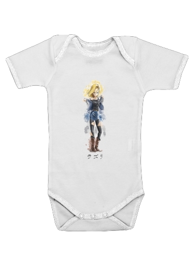  C18 Android Bot for Baby short sleeve onesies
