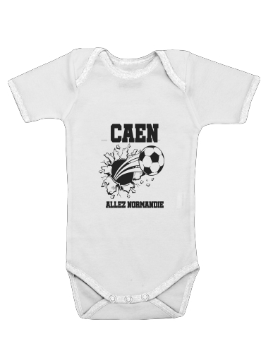  Caen Football Shirt for Baby short sleeve onesies