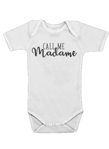  Call me madame for Baby short sleeve onesies