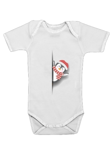  christmas Penguin for Baby short sleeve onesies