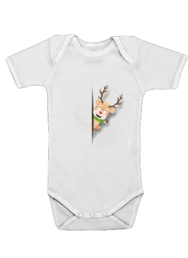  Christmas Reindeer for Baby short sleeve onesies