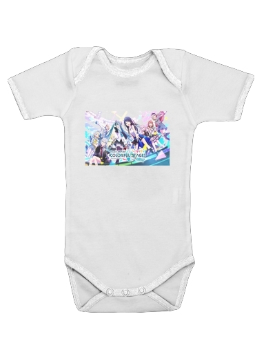  Colorful stage project sekai for Baby short sleeve onesies