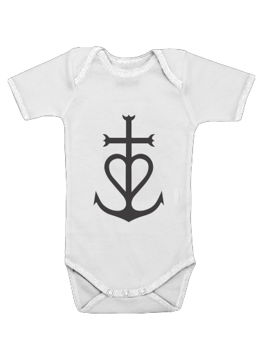  Croix de Camargue for Baby short sleeve onesies