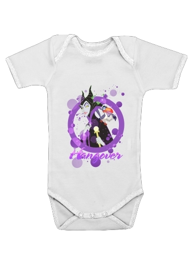  Disney Hangover: Maleficent feat. Zazu  for Baby short sleeve onesies