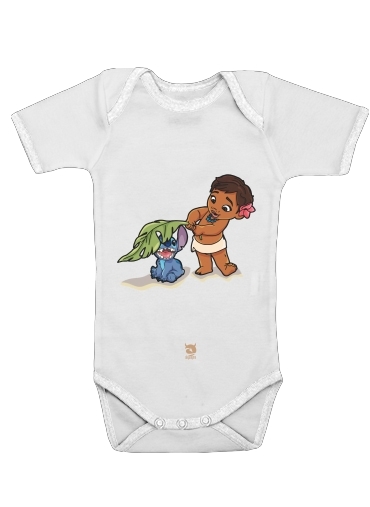  Disney Hangover Moana and Stich for Baby short sleeve onesies
