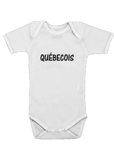  Drapeau Quebec Peinture for Baby short sleeve onesies