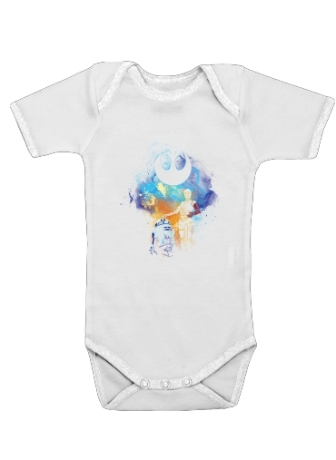  Droids Art for Baby short sleeve onesies