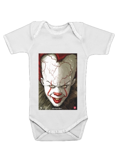  Evil Clown  for Baby short sleeve onesies