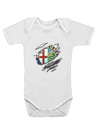  Fan Driver Alpha Romeo Griffe Art for Baby short sleeve onesies