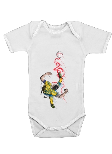  FantaSweden Zlatan Swirl for Baby short sleeve onesies