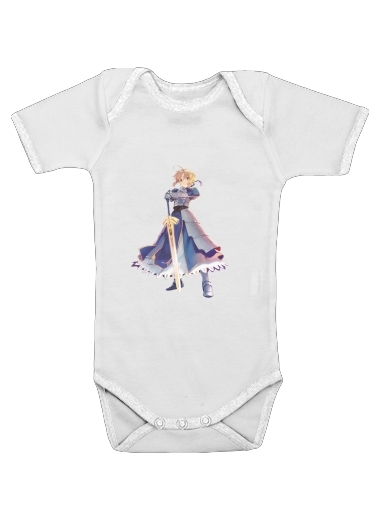  Fate Zero Fate stay Night Saber King Of Knights for Baby short sleeve onesies