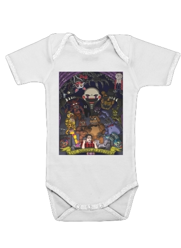  Five nights at freddys for Baby short sleeve onesies