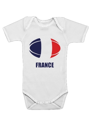  france Rugby for Baby short sleeve onesies