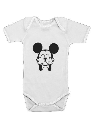  Fuck You Mouse for Baby short sleeve onesies