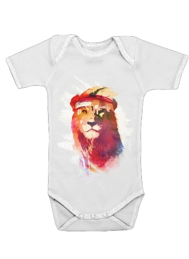 Gym Lion for Baby short sleeve onesies