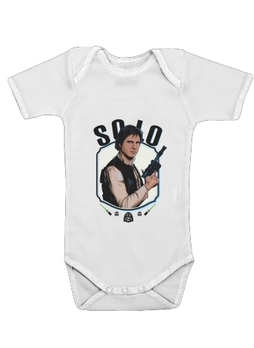  Han Solo from Star Wars  for Baby short sleeve onesies