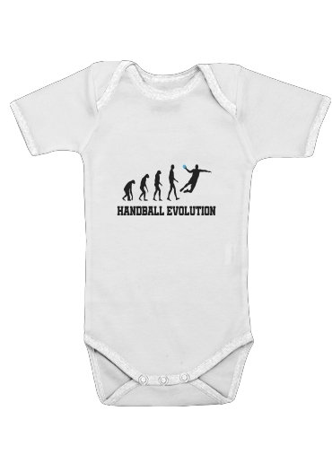  Handball Evolution for Baby short sleeve onesies