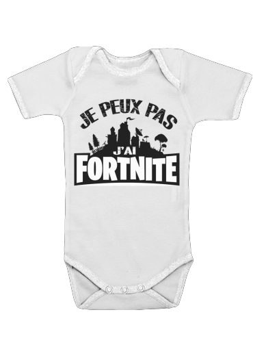  I cant i have Fortnite for Baby short sleeve onesies