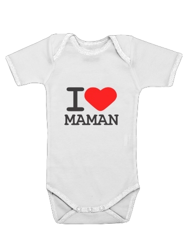  I love Maman for Baby short sleeve onesies