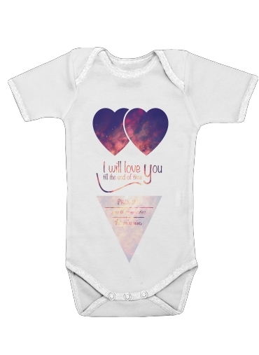  I will love you for Baby short sleeve onesies