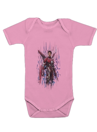  Iron poly for Baby short sleeve onesies