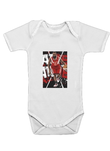  James Harden Basketball Legend for Baby short sleeve onesies