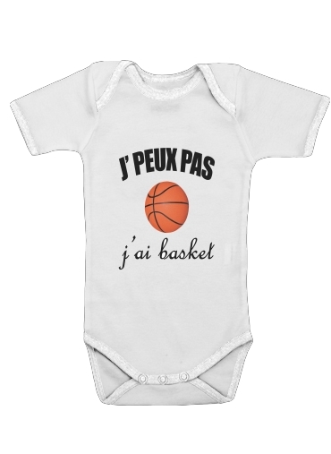  Je peux pas j ai basket for Baby short sleeve onesies
