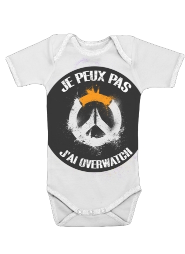  I can't I have OverWatch for Baby short sleeve onesies