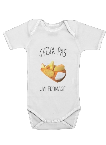 Je peux pas jai fromage for Baby short sleeve onesies