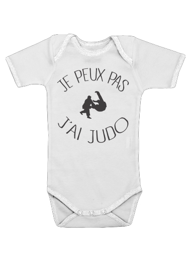  Je peux pas jai Judo ceinture for Baby short sleeve onesies