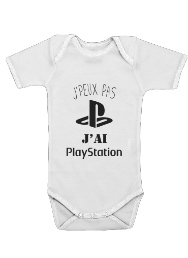  Je peux pas jai playstation for Baby short sleeve onesies