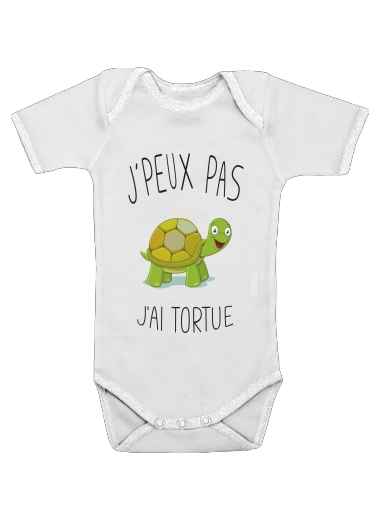  Je peux pas jai tortue for Baby short sleeve onesies