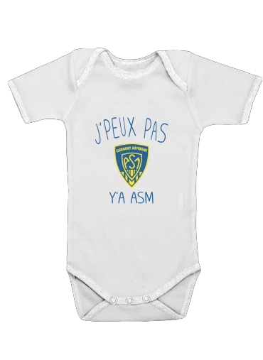  Je peux pas ya ASM - Rugby Clermont Auvergne for Baby short sleeve onesies