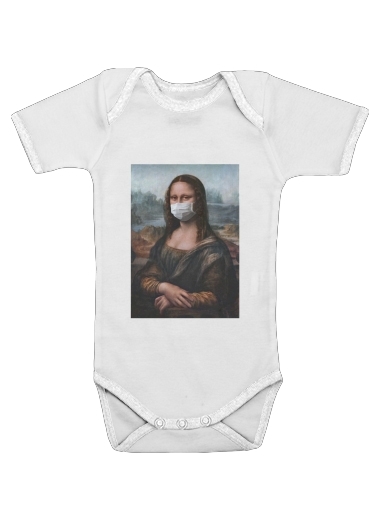  Joconde Mona Lisa Masque for Baby short sleeve onesies