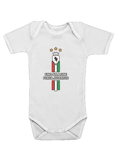  JUVENTUS TURIN Home 2018 for Baby short sleeve onesies