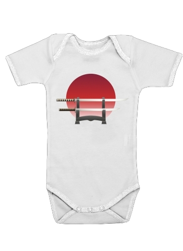  Katana Japan Traditionnal for Baby short sleeve onesies